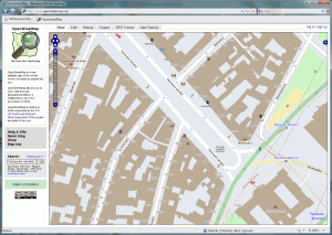 Václavské náměstí v mapách OpenStreetMap